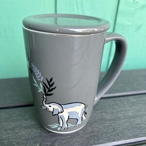David’s Tea like new Grey Nordic Elephant mug